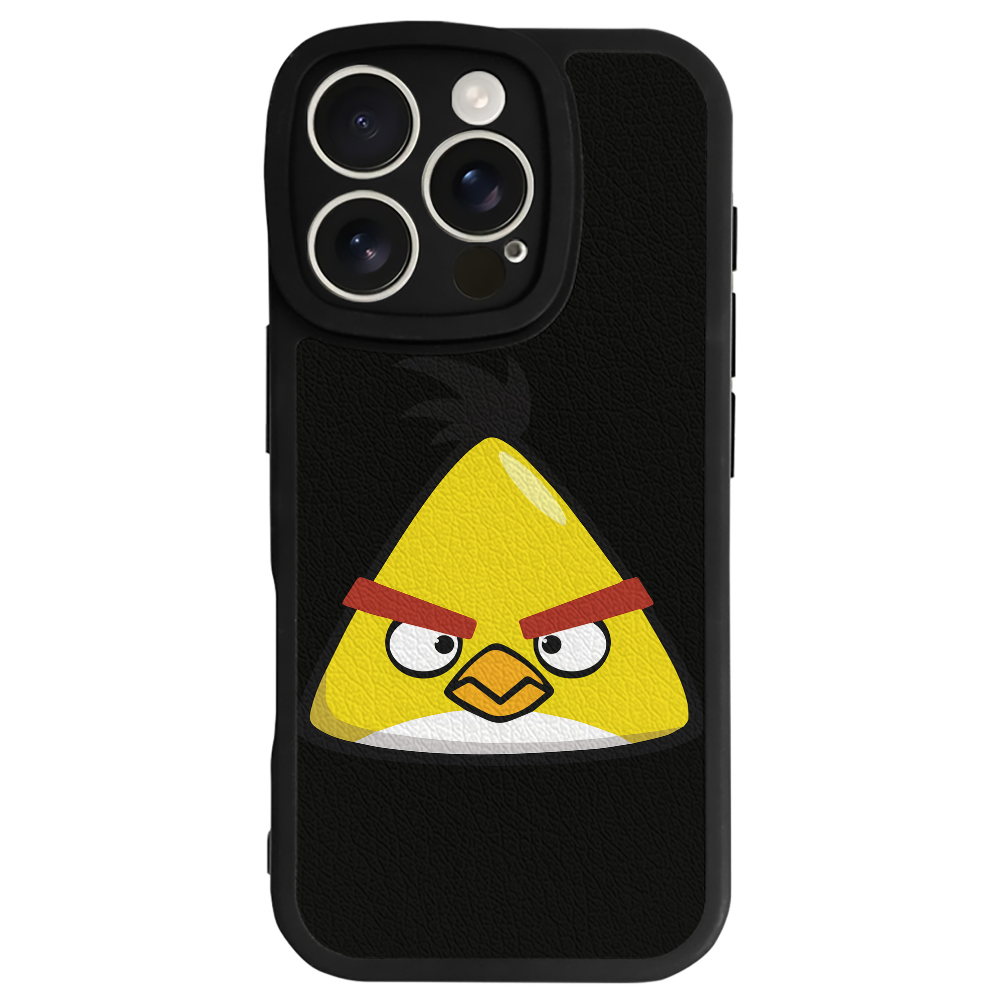 （画像用） Angry Birds アングリーバード 【iPhone 16シリーズ対応】シリコンスマホケース（レザー調） 材質：シリコン
